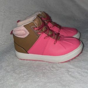 Osh Kosh B’gosh pink and brown boot